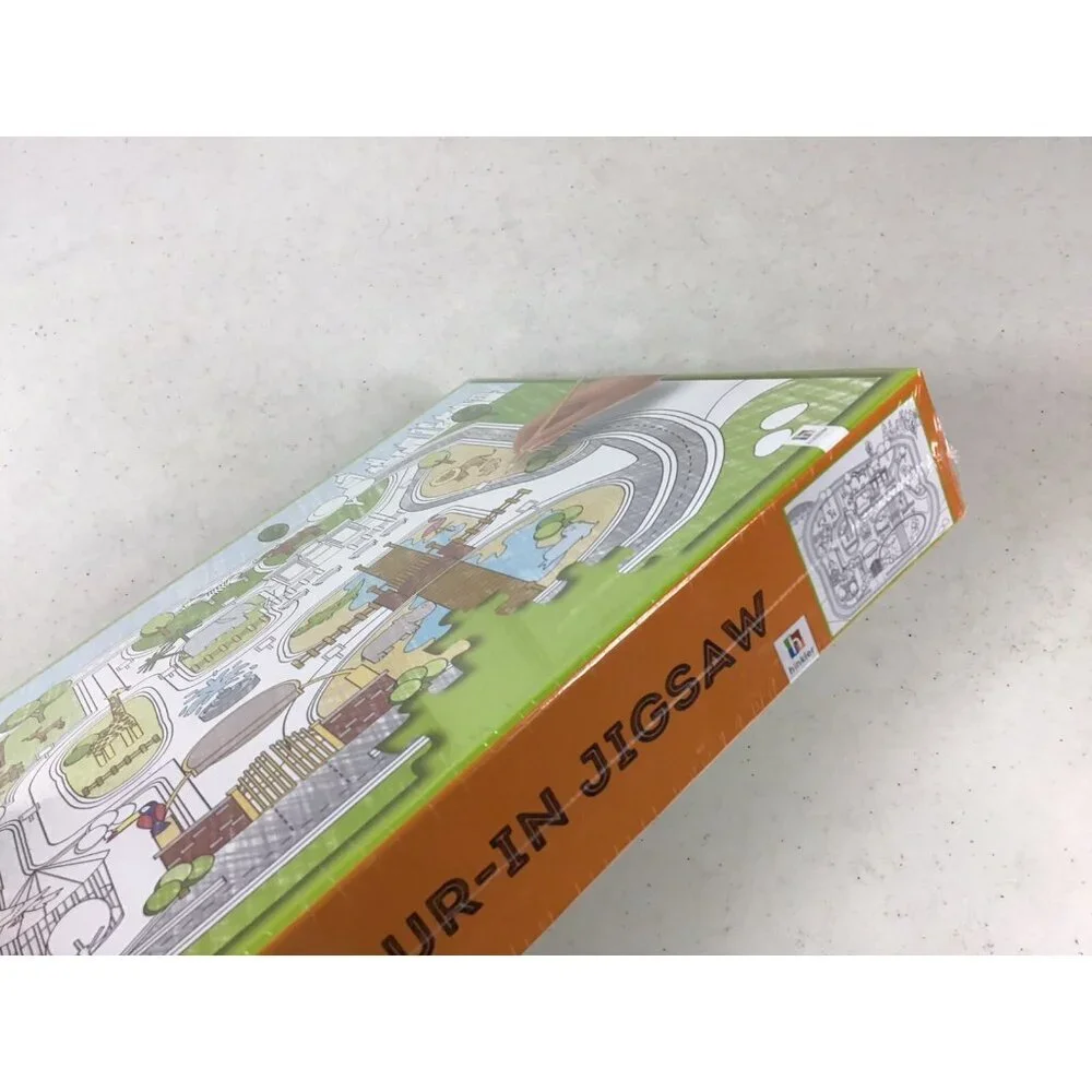 Zoo Puzzle 100 Piece Kaleidoscope Coloring Jigsaw NEW